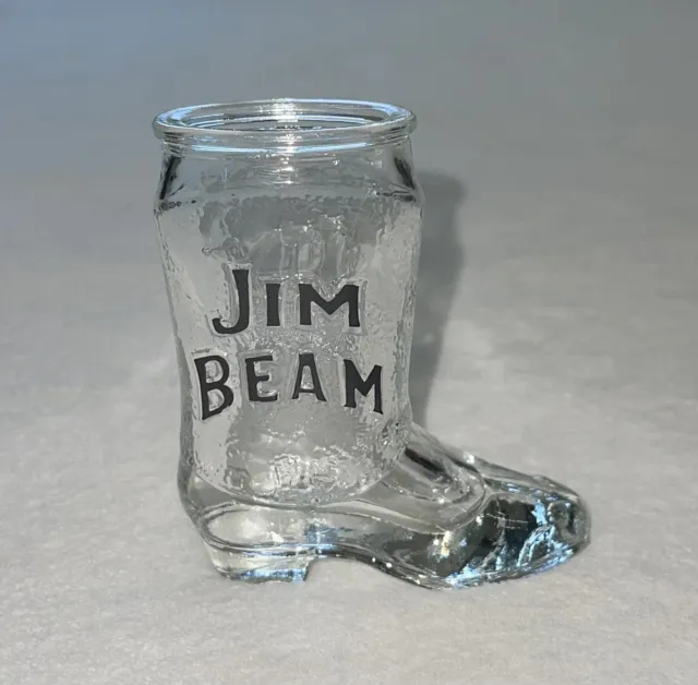 Jim Beam Boot Souvenir Shot Glass Vintage Collectible