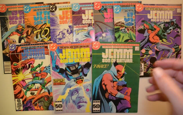 Jemm Son of Saturn Lot of 10 #1,2,3,4,5,6,7,8,11,12 DC (1984) 1st Print Comics