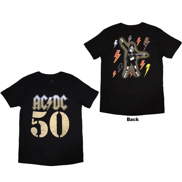 AC/DC 50 YEARS Bolt Array Camiseta Official Merchandise M/L/XL / 2XL ...