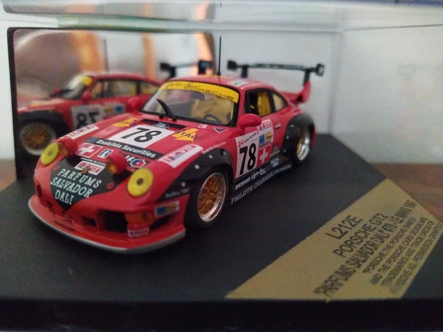 Miniature Porsche 993 GT2 1/43 Spark 911 EVO No.37 24h Le Mans 1995