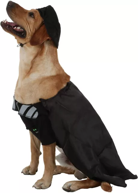 Rubie´s Darth Vader Offical Costume - Pet Fancy Dress Costume - Small - Neck to 3