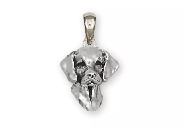 Vizsla Jewelry Sterling Silver Handmade Vizsla Pendant  VZ5-P