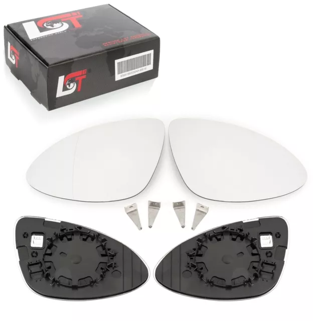 2x Verre Miroir Gauche Droite Kit Chauffé pour Porsche Cayenne 92A 2010-2014