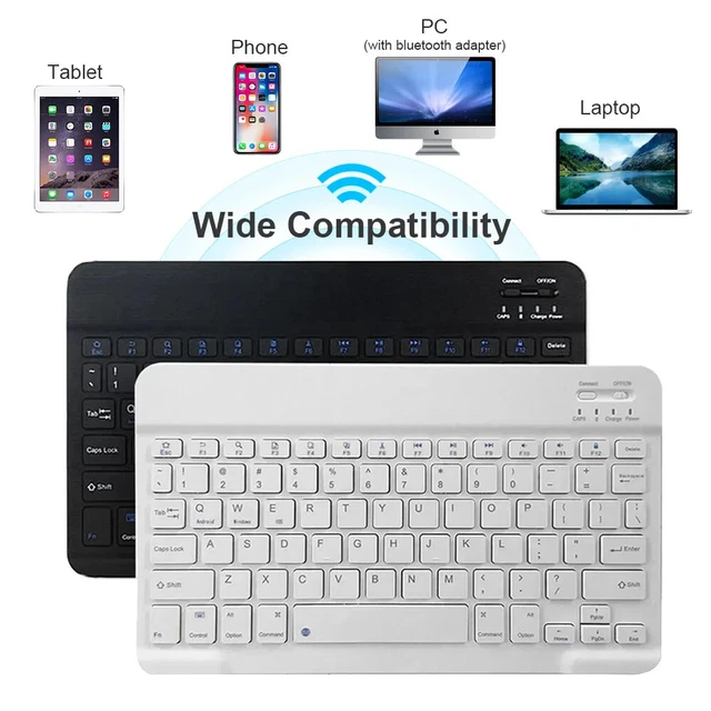 WIRELESS RECHARGEABLE BLUETOOTH Gaming Keyboard For IOS iPad Windows