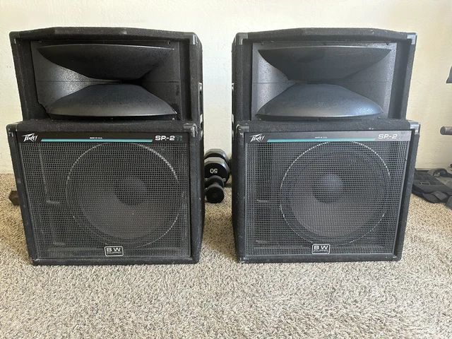 PEAVEY SP-2Ti B W EQUIPPED 2-WAY PASSIVE LOUD SPEAKERS PEAVEY SP-2Ti B W EQUIPPED 2-WAY PASSIVE LOUD SPEAKERS