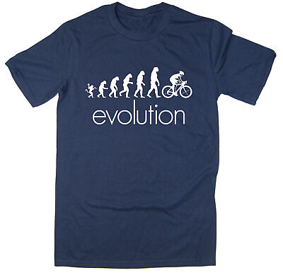 Evoluzione-CICLISMO T-Shirt-Divertente T-Cool bicicletta ciclista - 6 COLORI