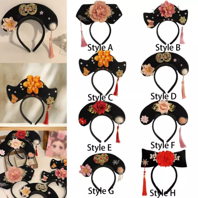 Chinese Headwear Antique Headband Headwrap Hair Accessories,Chinese Qing