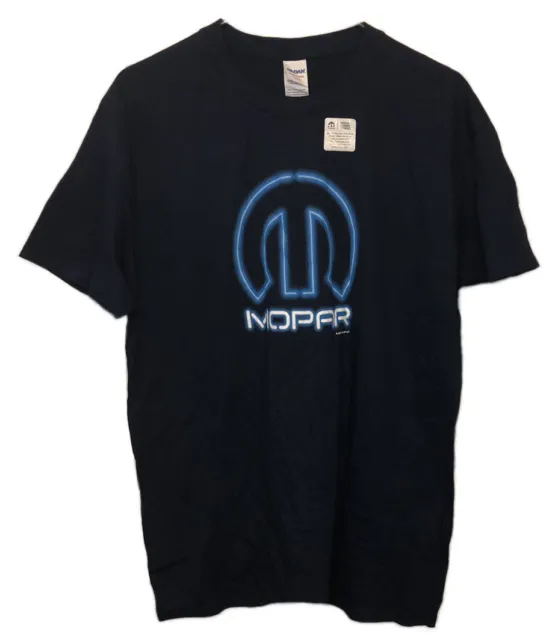 Mopar Official Licensed T-shirt Blue Mens Large 2015 Design David Carey Inc