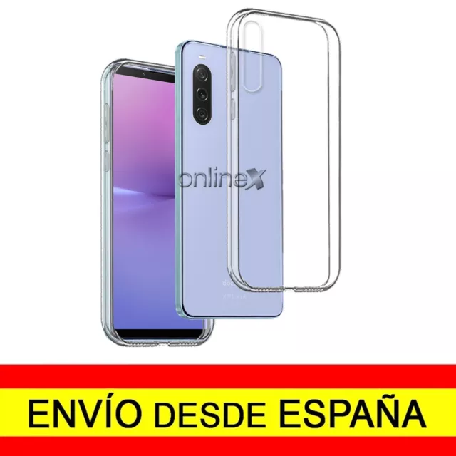 Funda para SONY XPERIA 10 V  Carcasa Protector Silicona TPU Transparente a0083