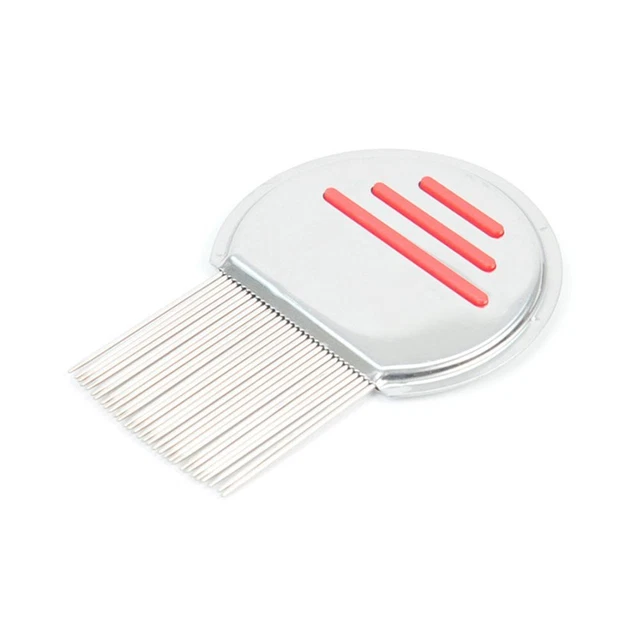 Metal Head Dense Tooth Pet Hair Comb Lice Comb Cleaning Supplies Flea Brush