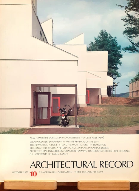 ARCHITECTURAL RECORD. BUILDING Types Study: Campus Architecture EUR 15 ...