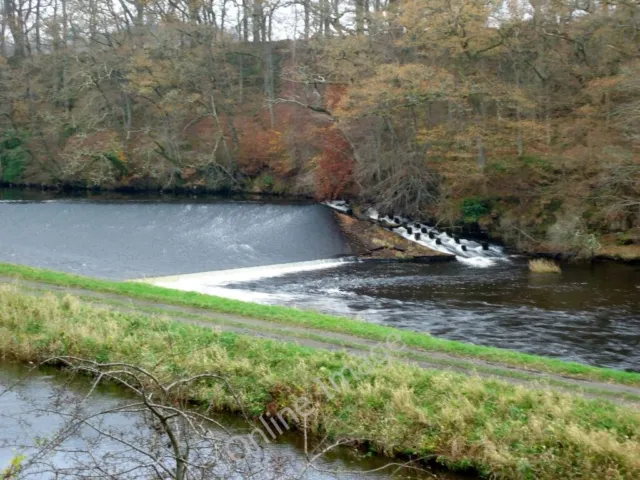 Photo 6x4 Deanston Weir and River Teith Buchany Not sure what the object  c2011