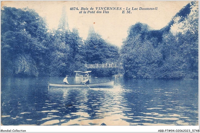 ABBP7-94-0642 - BOIS-DE-VINCENNES - le lac daumesnil et le pont des iles