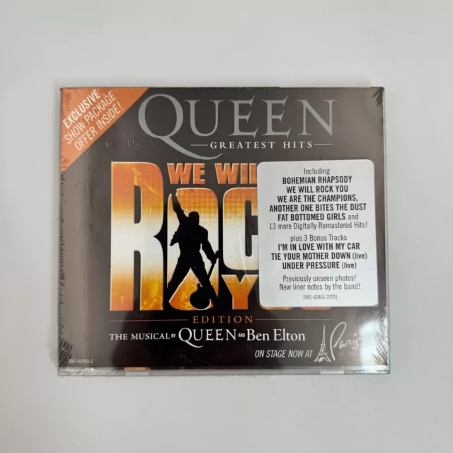 Queen Greatest Hits We Will Rock You Edition CD, New (XX0033)