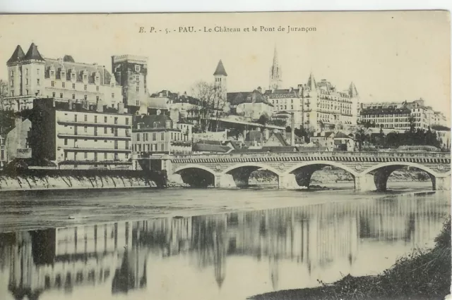 Cpa-64-Pau-Le Chateau Et Le Pont De Jurancon-E.p 5