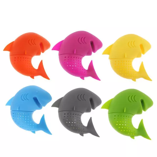 Shark Tea Infuser  Resistant Silicone Loose Tea Leaf Strainer Filter