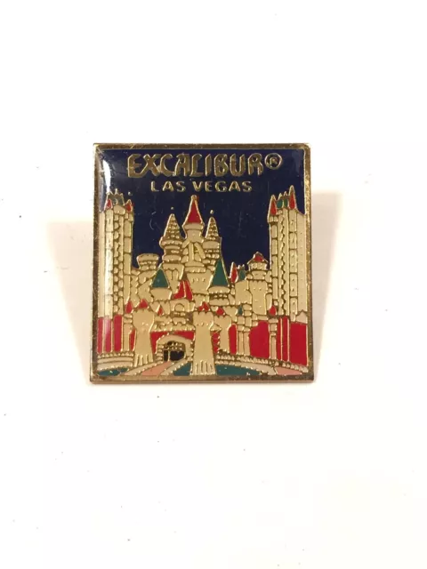 Excalibur Hotel Casino Las Vegas Lapel Hat Pin Pinback ~ Nevada ~ NV ~ Gambling