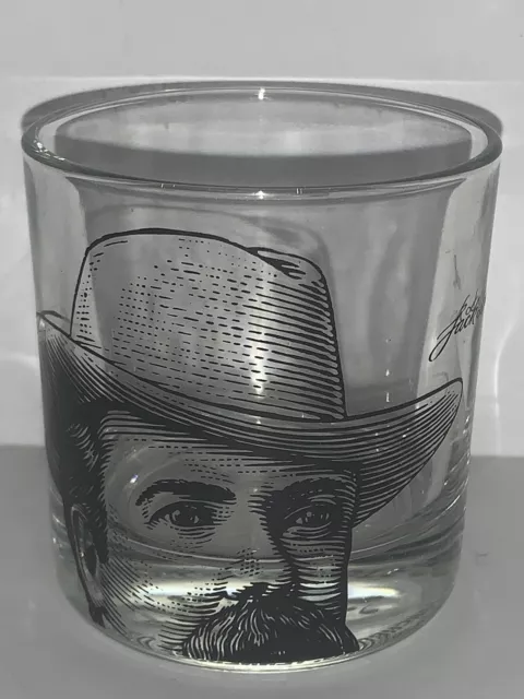 Jack Daniels Old No. 7 Tennessee Whiskey Portrait Rocks Glass