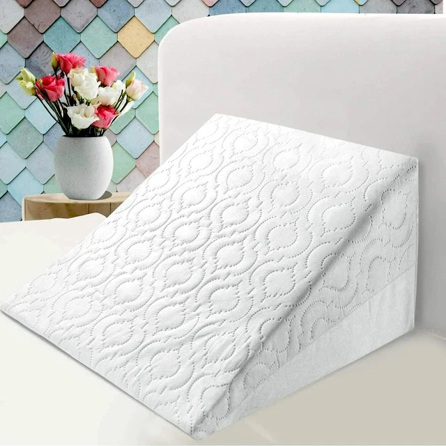 Almohada ortopédica con cuña espalda pierna soporte para el dolor descanso cojín espuma reflujo ácido