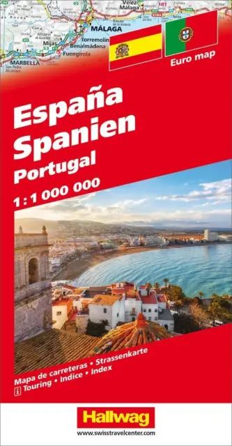 Spanien / Portugal Strassenkarte 1:1 Mio. | deutsch