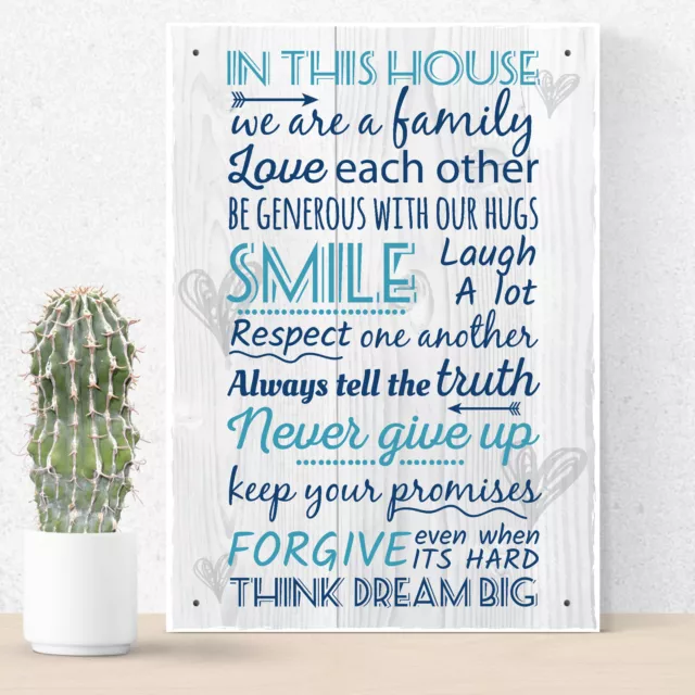 Kitchen Inspirational Plaques Vintage Wall Sign Shabby Chic Birthday House Gifts