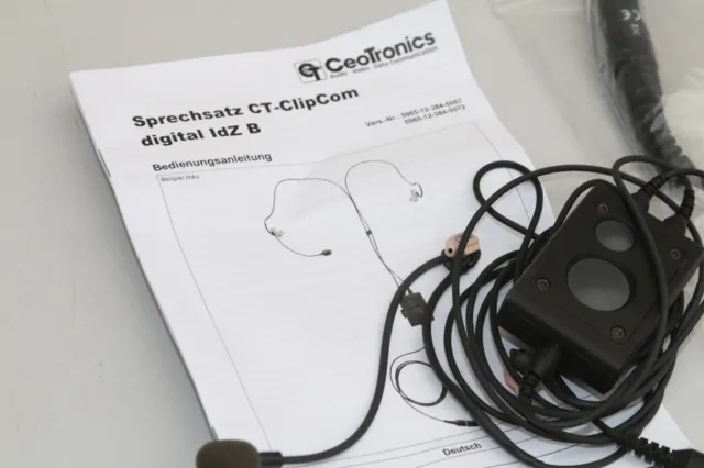 1 x Set vocale CEOTRONICS CT Clip COM Digital idZ B / cuffie bundle/top