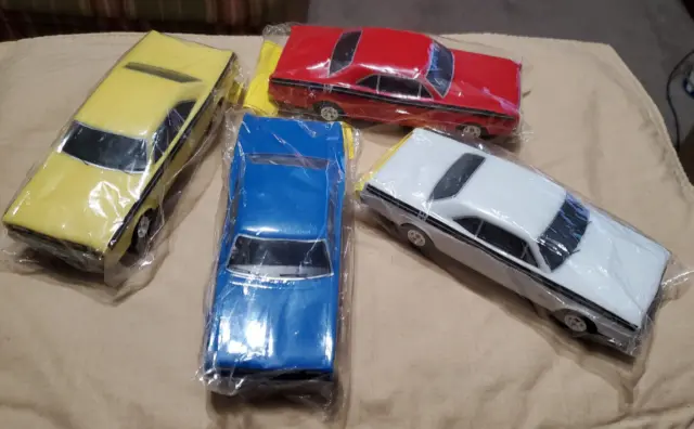 Dodge Charger R/T slot cars; Copart Brand 1/32 Slot Cars; Set of 4