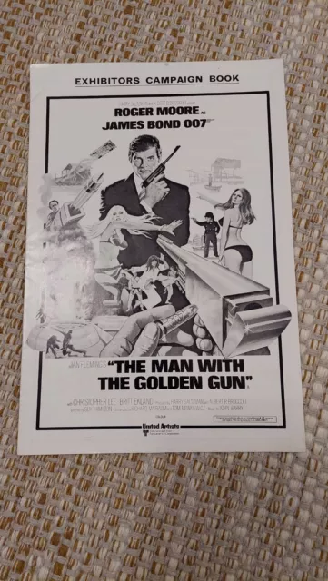 James Bond 007 The Man with The Golden Gun UK exhibitors campaign book