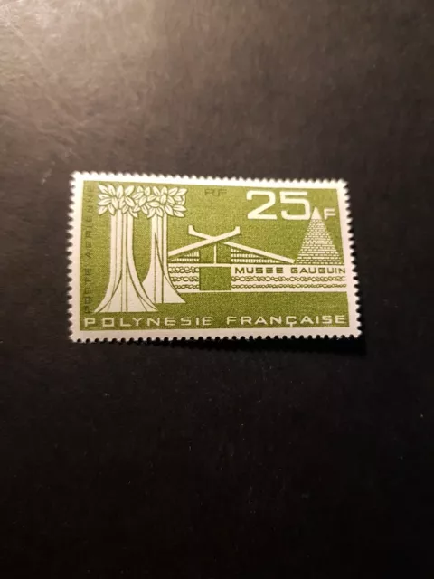 Timbre France Polynésie Poste Aérienne Pa N°11 Neuf * Mlh 1965