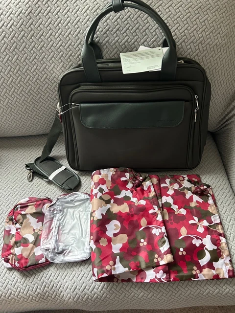 Samantha Brown Essential Carry All Bag with Packing Cubes FOREST GREEN NWT 2