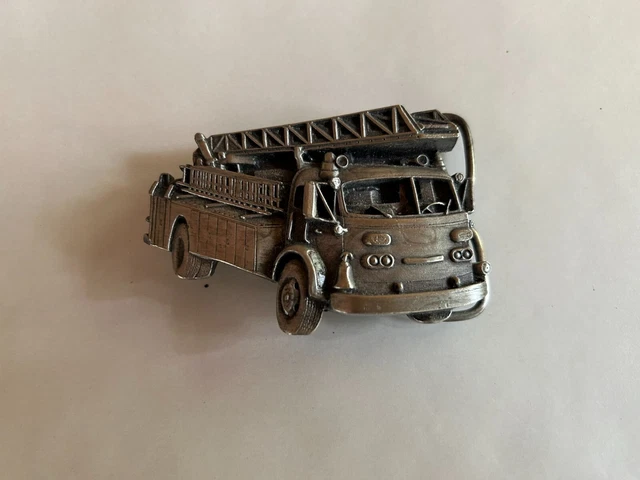 1978 3D Fire Truck Belt Buckle Bergamot Brass Works Belt Buckle Vintage USA Made 1978 3D Fire Truck Belt Buckle Bergamot Brass Works Belt Buckle Vintage USA Made