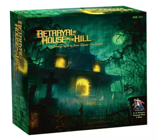 Betrayal at House on the Hill Board Game 2nd Second Edition 2010 Complete & MINT