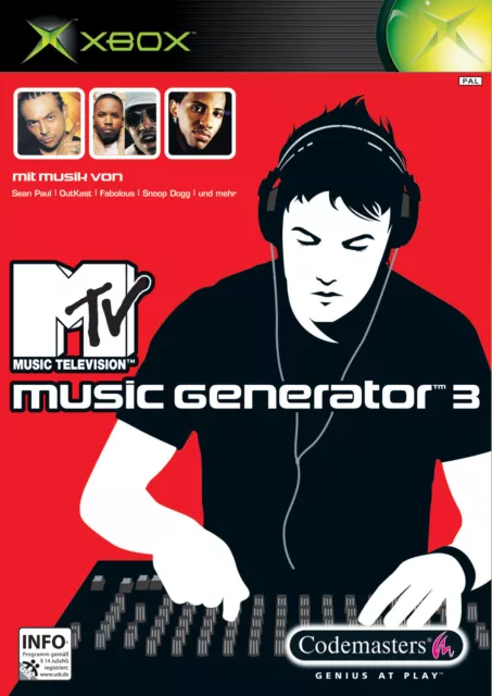 Mtv Music Generator 3 (Microsoft Xbox, 2004)