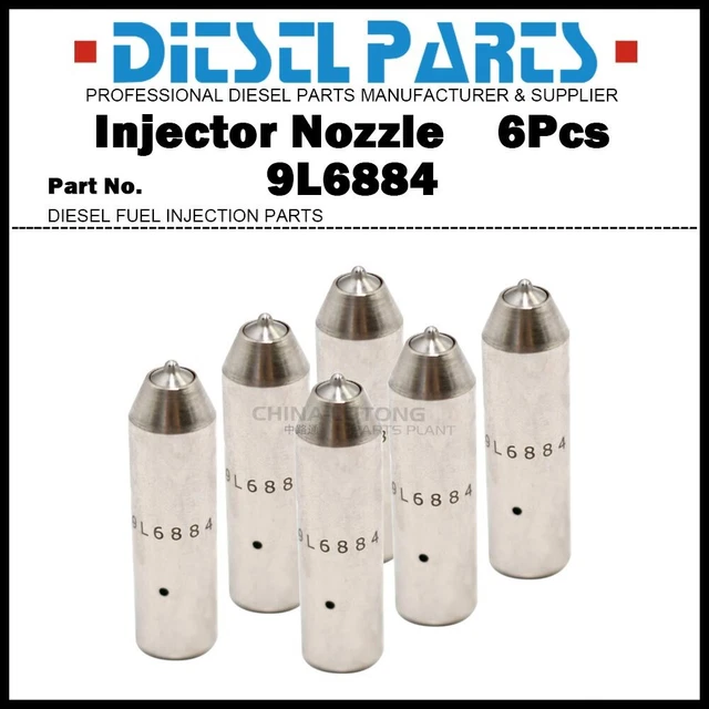 6Pcs Fuel Injector Nozzle 9L6884 4N7100 Fit Caterpillar 3406 3408B 3408C 3412