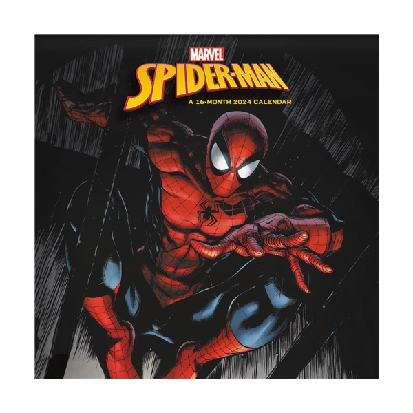 TRENDS INTERNATIONAL MARVEL SpiderMan 2024 12 x 12 Wall Calendar w 15