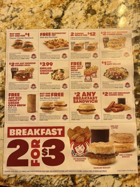 28 Subway Coupons - 2 Sheets - Exp Nov 11/26/23 - Valid Nationwide Ships  Today