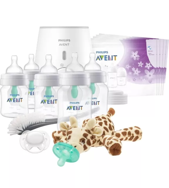 Philips AVENT Anti-Colic Baby Bottle with AirFree Vent All in One Set