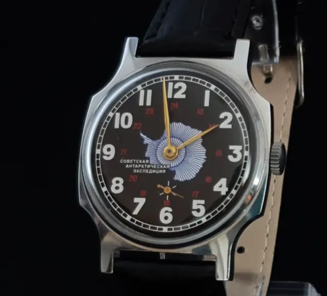 Vintage Watch USSR Pobeda Antarctic expedition mechanical Wristwatch 2602