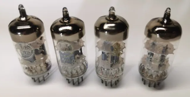 4 x Valvo Siemens ECC81 Röhre Rarität  tested Triode  3