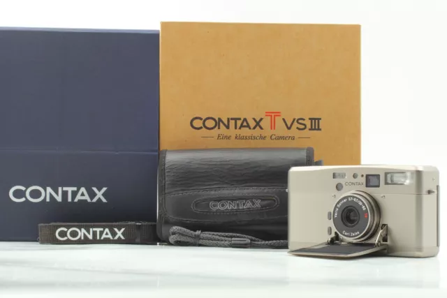 LCD Works [Near MINT w/ box] Contax TVS III Point & Shoot 35mm Film From JAPAN