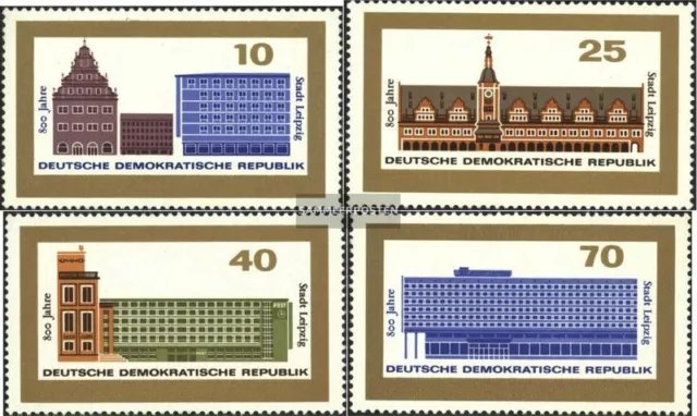 DDR 1126-1129 (kompl.Ausg.) FDC 1965 800 Jahre Stadt Leipzig