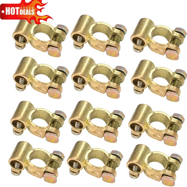 12X 12V LEISURE Battery Terminals Connectors Clamps Car Van Caravan