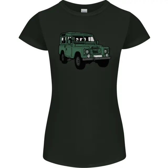 4X4 Off Road Roading 4 Wheel Drive Womens Petite Cut T-Shirt