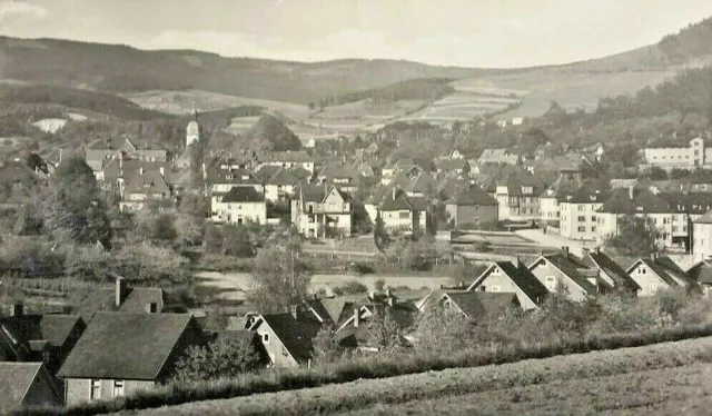 Historische Ansichtskarte, Suhl, Thüringer Wald, verm. 1940er, Rarität, blanko