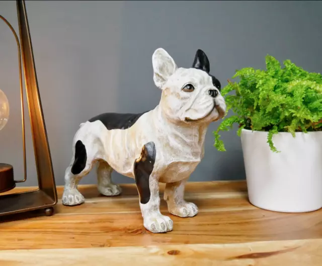 French Bulldog Ornament Sculpture Statue Figurine Animal Home Decor Resin