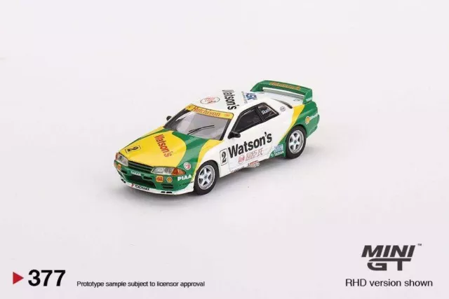 MINI GT 1:64 Nissan Skyline GT-R R32 Gr.A #2 1991 Macau GP Mark Skaife