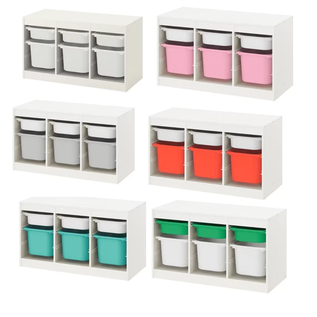 IKEA PLASTIC STORAGE Box Organising Storage Unit Box Multi Drawer Craft