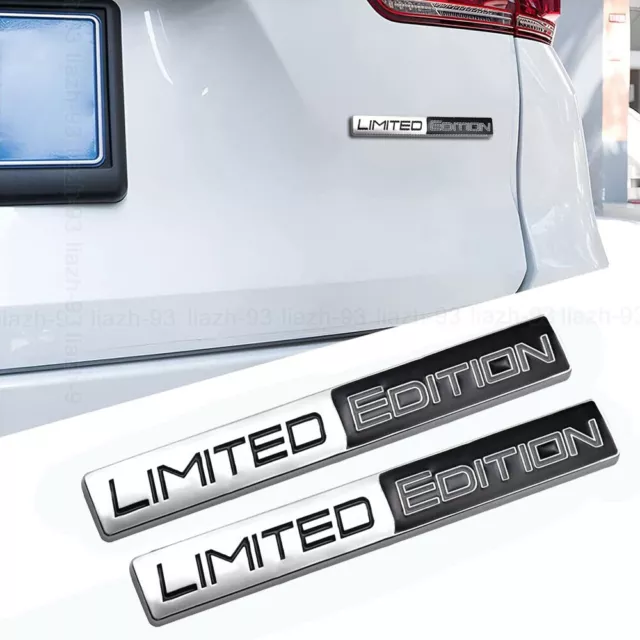 3D Limited Edition Decal Car Trunk Metal Emblem Badge Body Fender Sticker Decor