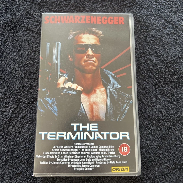 Terminator Label RARE THE TERMINATOR Orion Label VHS tape (1984) Vvl £20.00 - PicClick UK