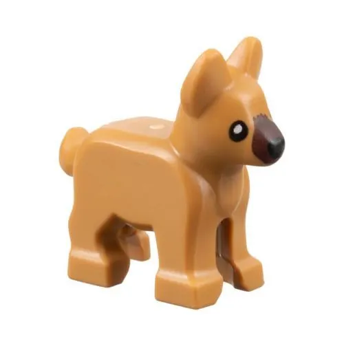 LEGO City Animal Medium Nougat Alsacien Allemand Berger Chiot Chien Figurine